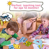 Educational Toys for 2 3 4 Years Old 112 Talking Baby Flash Cards,